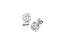 Orecchini PG Gioielli Donna 7 Pietre in Oro bianco Diamante 0.30 Ct OR7P030 - OR7P030